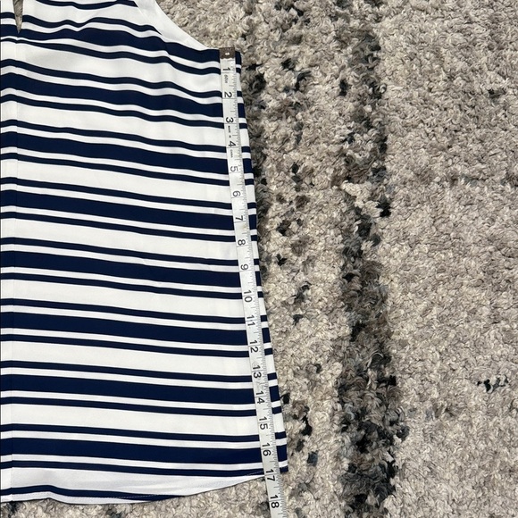 Express Navy and White Striped Top - Picture 5 of 7